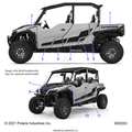 BODY: DECALS (2) - 2021 POLARIS GENERAL XP 4 1000 DELUXE