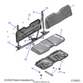 BODY: SEAT - 2022 POLARIS RANGER 570
