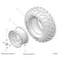 WHEELS: FRONT - 2022 POLARIS RANGER CREW 1000