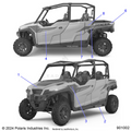 BODY: DECALS - 2025 POLARIS GENERAL 4 1000 SPORT