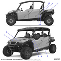 BODY: DECALS - 2024 POLARIS GENERAL XP 4 1000 SPORT