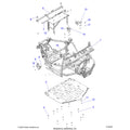 CHASSIS: MAIN FRAME & SKID PLATES - 2023 POLARIS RANGER EV FULL SIZE ULTIMATE