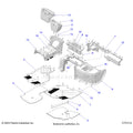 BODY: FLOOR & CLOSEOFF FRONT - 2025 POLARIS RANGER XD 1500 NORTHSTAR CREW