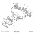 BODY: FRONT BUMPER FASCIA GRILLE AND FLARES - 2025 POLARIS XPEDITION XP NORTHSTAR