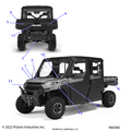 BODY: DECALS GRAPHIC - 2022 POLARIS RANGER CREW XP 1000 NORTHSTAR ULTIMATE TRAIL BOSS EVAP