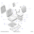 BODY: SEAT PASSENGER - 2025 POLARIS RANGER XD 1500 NORTHSTAR ULTIMATE CREW