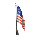 Luggage Rack Flag Pole With 6″X9″ American Flag By Rivco