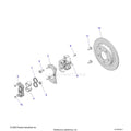 BRAKES: CALIPER REAR - 2024 POLARIS RZR TURBO R 4 PREMIUM