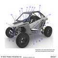 BODY: DECALS STANDARD - 2022 POLARIS RZR TURBO R ULTIMATE