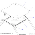 BODY: ROOF - 2022 POLARIS RZR PRO R ULTIMATE
