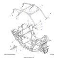 CHASSIS: CAB FRAME - 2023 POLARIS RZR PRO R RIDE COMMAND