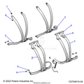 BODY: SEAT BELT MOUNTING 4 POINT - 2024 POLARIS RZR TURBO R 4 SPORT