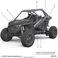 BODY: DECALS GRAPHICS - 2024 POLARIS RZR TURBO R PREMIUM