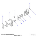 BRAKES: REAR CALIPER - 2022 POLARIS RZR TRAIL 900 PREMIUM