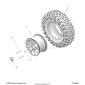 WHEELS: FRONT - 2025 POLARIS RZR XP 4 1000 PREMIUM
