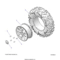 WHEELS: FRONT - 2025 POLARIS RZR XP 1000 SPORT