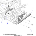 CHASSIS: FRONT GEARCASE AND BUMPER MOUNTING - 2023 POLARIS RZR PRO R 4 SPORT