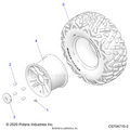 WHEELS: REAR (3) - 2021 POLARIS RZR 900 TRAIL/TRAIL S