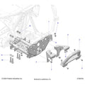 CHASSIS: FRONT GEARCASE AND BUMPER MOUNTING - 2026 POLARIS RZR PRO XP 4 ULTIMATE