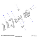 BRAKES: FRONT CALIPER - 2021 POLARIS RZR TRAIL