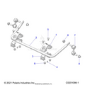 SUSPENSION: REAR STABILIZER BAR - 2026 POLARIS RZR 200 EVAP