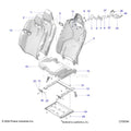 BODY: SEAT ASM & MOUNTING REAR - 2025 POLARIS RZR PRO XP 4 ULTIMATE