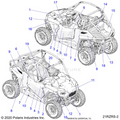 BODY: DECALS (2) - 2021 POLARIS RZR TRAIL S 1000 EPS