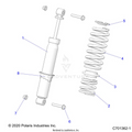 SUSPENSION: REAR SHOCK - 2021 POLARIS RZR 900 TRAIL/TRAIL S