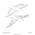 SUSPENSION: FRONT CONTROL ARMS MOUNTING - 2023 POLARIS RZR PRO R 4 SPORT