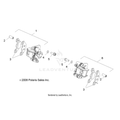 BRAKES: CALIPER FRONT - 2016 POLARIS RZR 170