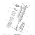 SUSPENSION: REAR SHOCK & MOUNTING - 2026 POLARIS RZR PRO R 4 ULTIMATE