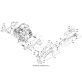 Engine Bracket - Left Black by Arctic Cat