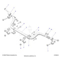SUSPENSION: REAR STABILIZER BAR - 2025 POLARIS RZR TRAIL S 1000 ULTIMATE