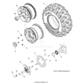 WHEELS: REAR (2) - 2015 POLARIS RZR 900/900 EPS