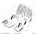 BODY: FRONT CLOSEOFF AND FLOOR PANELS - 2025 POLARIS RZR PRO XP SPORT