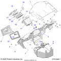 BODY: DASH AND GLOVEBOX - 2020 POLARIS RZR 900 EPS RIDE COMMAND