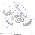 BODY: FLOOR and ROCKER PANELS - 2020 POLARIS RZR TURBO S VELOCITY