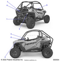 BODY: DECALS STANDARD - 2023 POLARIS RZR TRAIL S 1000 EPS