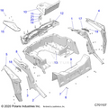 BODY: REAR RACK AND FENDERS - 2020 POLARIS RZR S 4 1000
