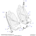 BODY: SEAT BELT MOUNTING FRONT STANDARD - 2020 POLARIS RZR PRO XP 4