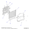 ENGINE: COOLING RADIATOR - 2023 POLARIS RZR PRO R SPORT/PREMIUM