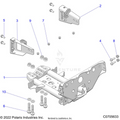 CHASSIS: MOUNTING FRONT GEARCASE - 2022 POLARIS RZR PRO XP 4 SPORT