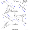 SUSPENSION: FRONT CONTROL ARMS - 2024 POLARIS RZR 900 TRAIL ULTIMATE