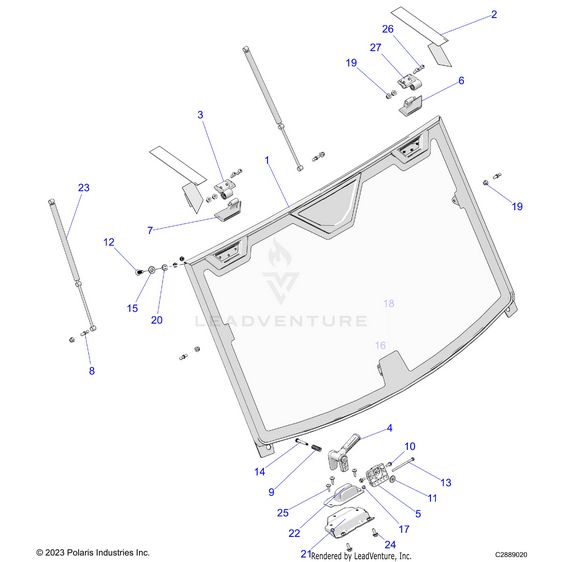Genuine Polaris OEM 2889020 for UTVs & ATVs Witchdoctors