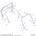 CHASSIS: CAB FRAME - 2021 POLARIS RZR TRAIL