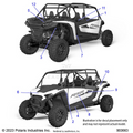 BODY: DECALS - 2024 POLARIS RZR XP 4 1000 SPORT