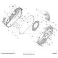DRIVE TRAIN: CLUTCH COVER INNER/OUTER - 2025 POLARIS RZR PRO R RACE