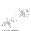 SUSPENSION: FRONT CARRIER AND HUB - 2024 POLARIS RZR TURBO R SPORT