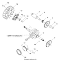 ENGINE: CRANKSHAFT and PISTON - 2015 POLARIS RZR 170