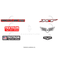 Cargo Box Decal Fascia - Red by Arctic Cat
